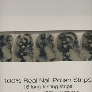 NWT Color Street "Dark Magic" Stars Moon Clouds Nail Strips